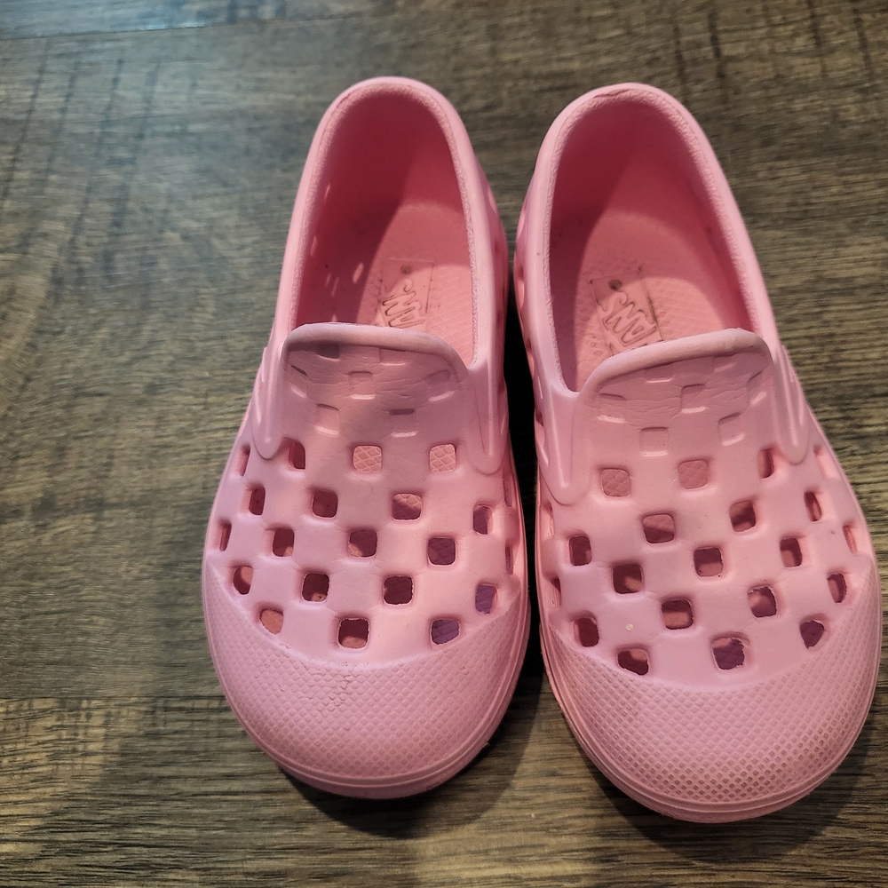 Vans Pink Water Shoes with Slip-On Design and Ventilation